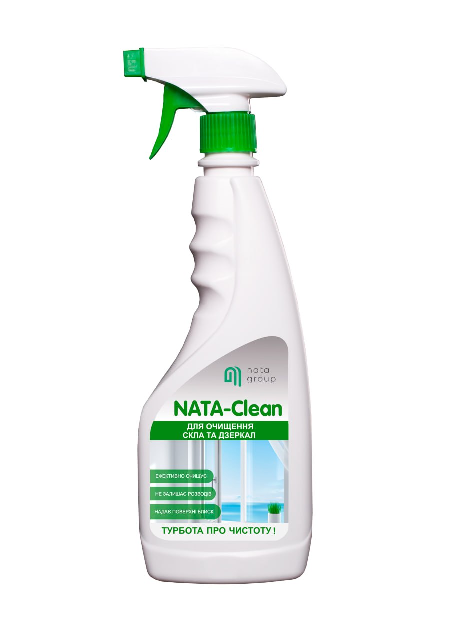 Засіб чистячий «NATA-Clean для скла та дзеркал»